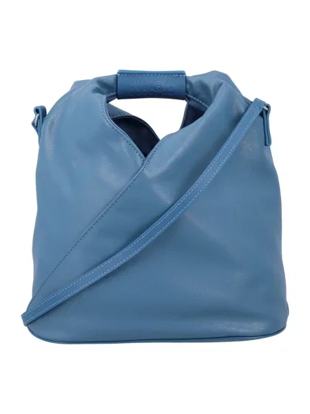 Torebka crossbody Mm6 Maison Margiela skórzana niebieska