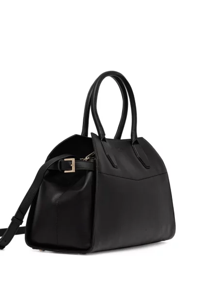 Shopper kabelka Guess s autogramem černá