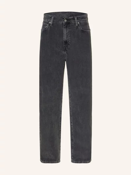 Carhartt Wip Manšestrové Kalhoty Aaron Regular Fit tmavě šedá