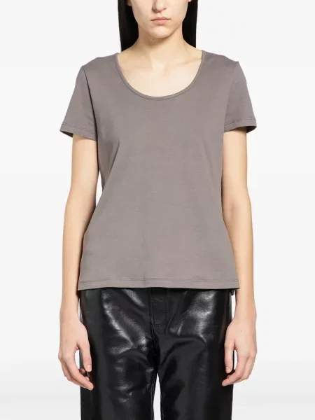 Koszulka S Max Mara wełniana szara