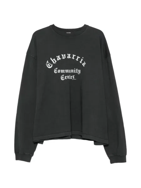 Lung tricou Willy Chavarria negru