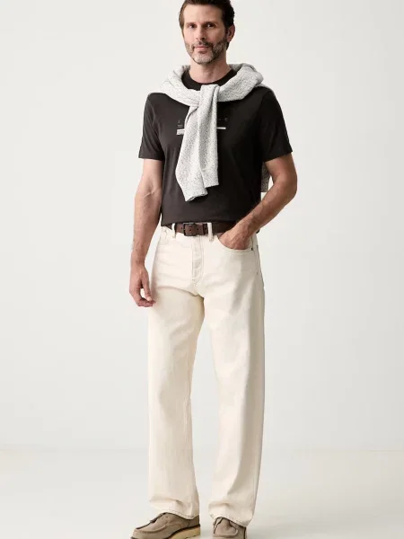 Armani Exchange tricou pentru bărbați din maro