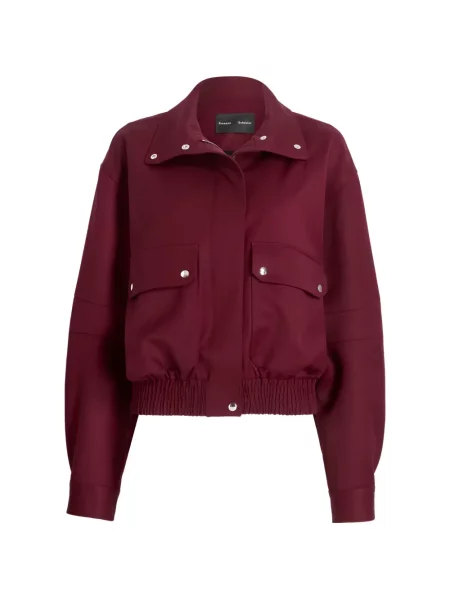 Geacă Proenza Schouler de lână roșu