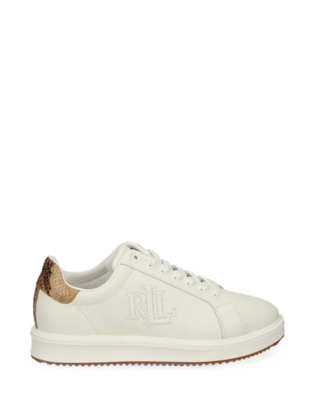 Sneakerși Lauren Ralph Lauren cu broderie