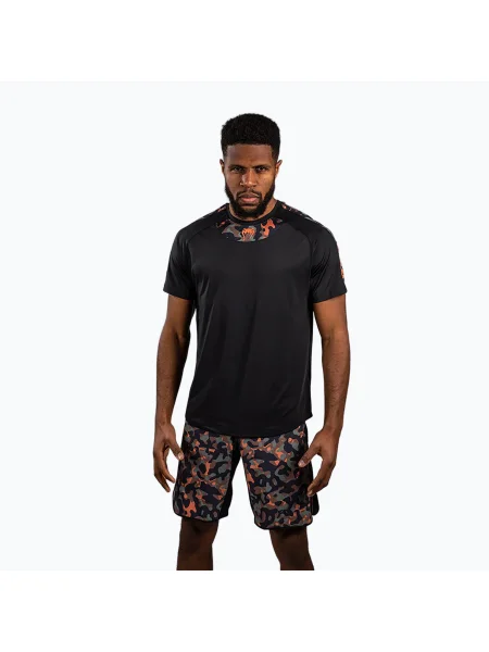 Venum Jungle Ops canyon camo мъжка тениска за тренировка черно