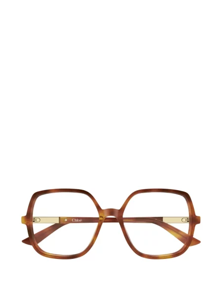 Ochelari de soare Chloé Eyewear cu autograf maro