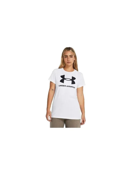 Tricou Under Armour cu autograf alb