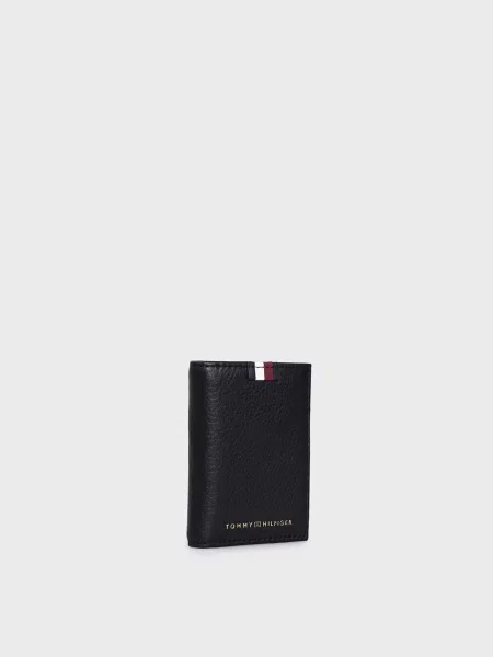 Кожаный кошелек Tommy Hilfiger черный