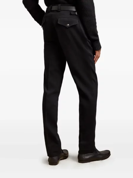 Pantaloni Ralph Lauren Purple Label plisate negru