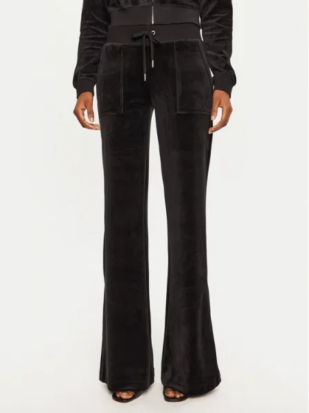 Спортивные штаны Juicy Couture клеш черные