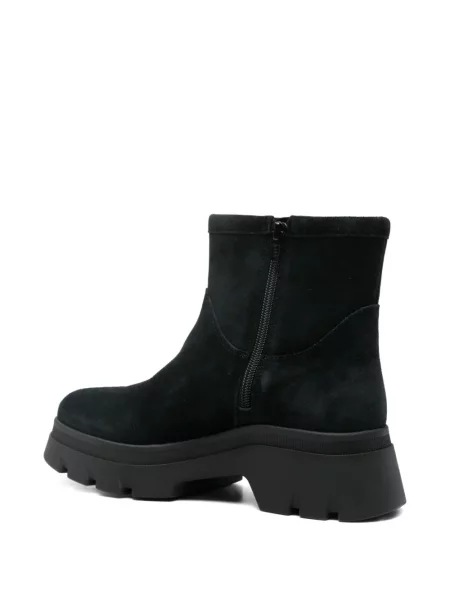 Botine Geox din piele de căprioară negru