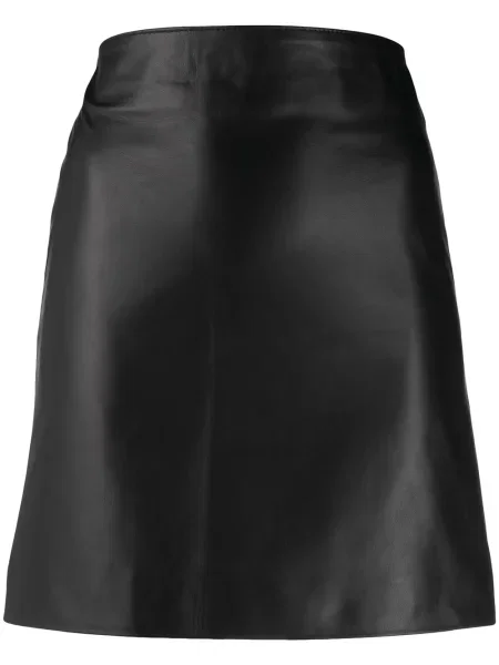 Spódnica Manokhi z wysoką talią czarna