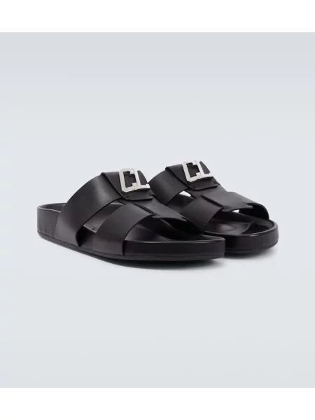 Sandale Christian Louboutin din piele negru