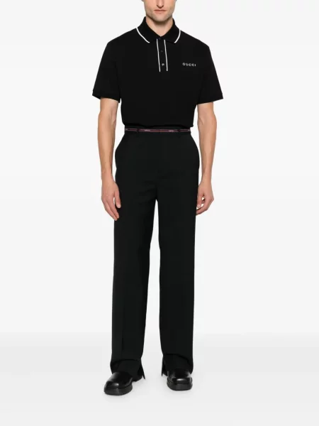 Pantaloni Gucci de lână negru