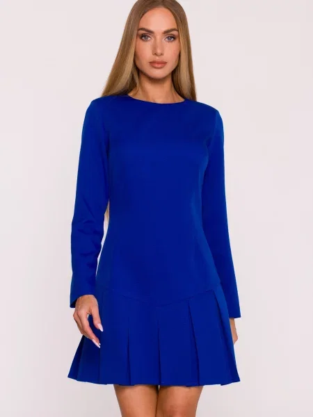 Rochie mini Made Of Emotion eleganta albastru