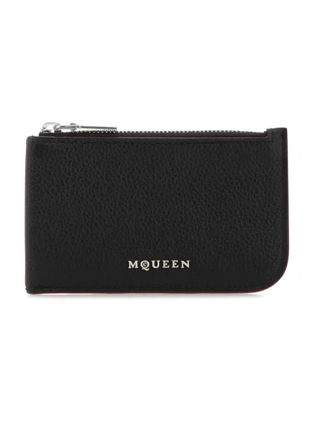 Portfel Alexander Mcqueen elegancki czarny