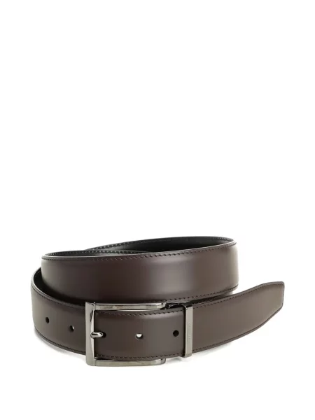 Cu centură reversibil curea Ferragamo din piele maro