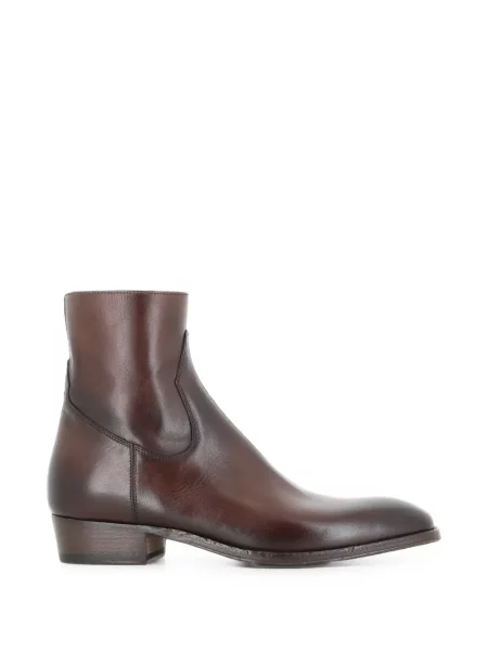 Botine Alberto Fasciani din piele maro