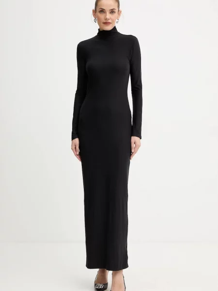 Obleka Guess EVELINE črna