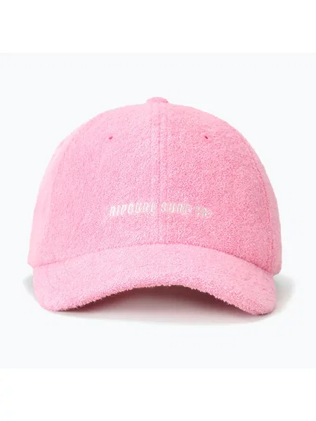 Czapka z daszkiem Rip Curl Mixed Terry Cap różowa