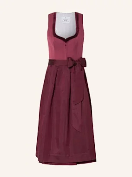 Heimatglück Tracht Sukienka Bawarska Lisa rot