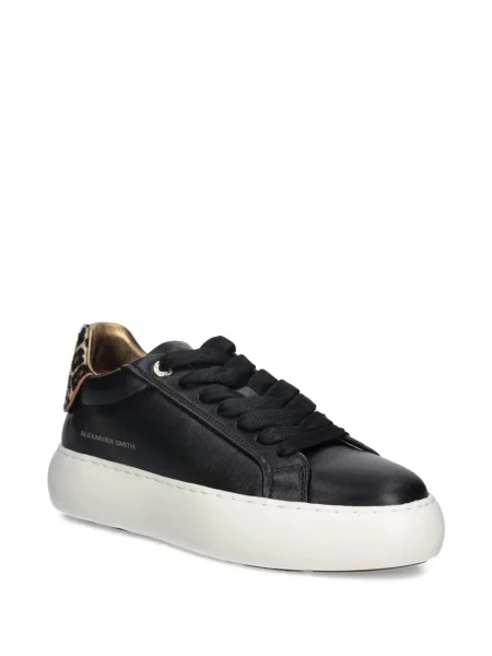 Sneakerși Alexander Smith cu platformă cu imagine cu model leopard negru