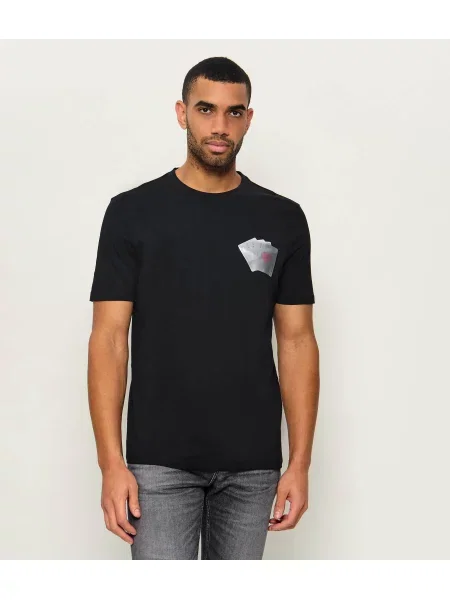 HUGO Tricou Dahr negru