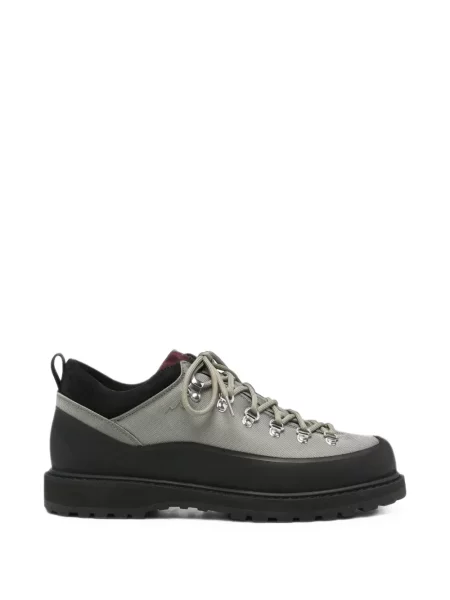 Sneakerși Diemme cu șireturi din dantelă verde