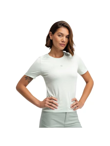 Koszulka trekkingowa z krótkim rękawem Siroko Clarity Mint zielona