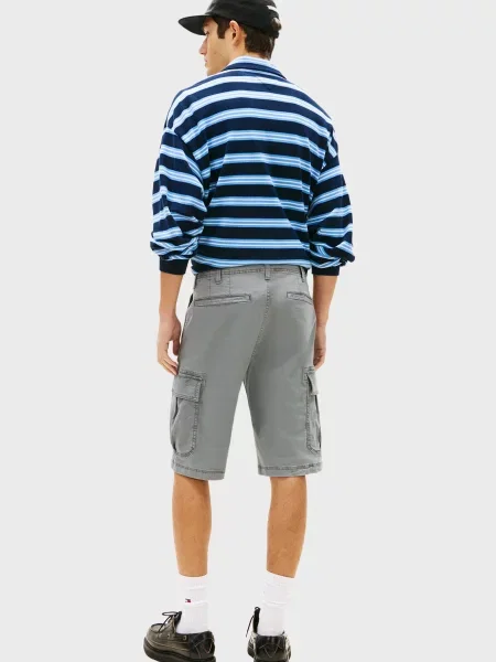 Джинсовые шорты Tommy Jeans серые