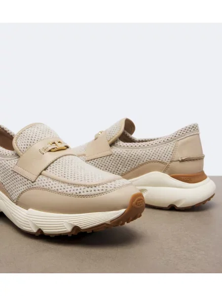 Chiloți Tod's din piele slip-on bej