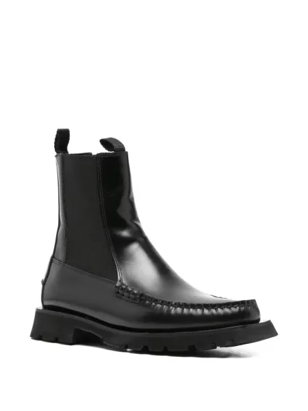 Botine chelsea Hereu din piele negru