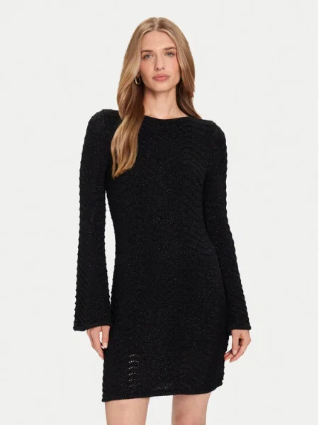 Guess Rochie tricotată negru