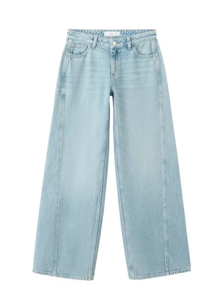 MANGO Jeans DIRTY deschis albastru