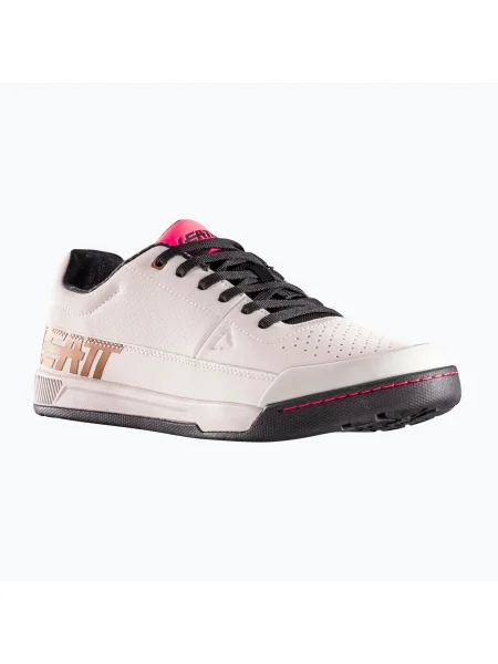 Leatt Flat W cream white női platform kerékpáros cipő Flat W fehér