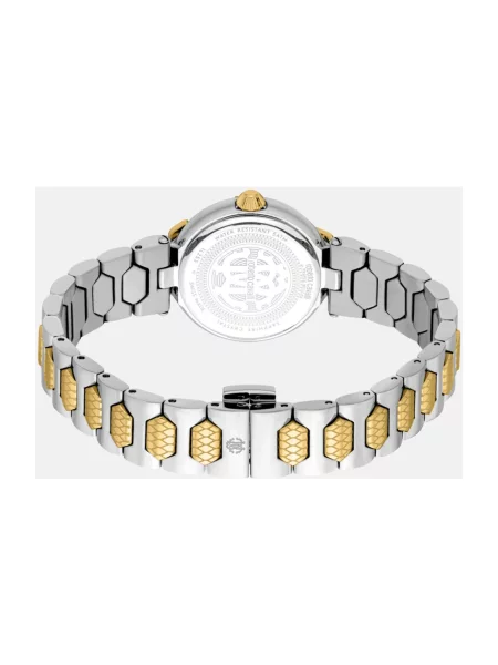 Zegarek Roberto Cavalli w wężowy wzór szary