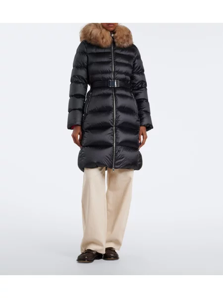 Ovčje kože ovčji plašč Moncler črna