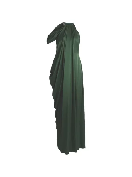 Rochie Erdem drapată verde