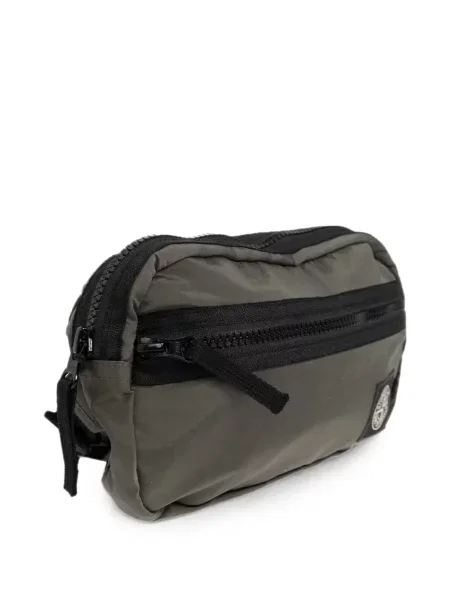 Curea Stone Island cu strasuri verde