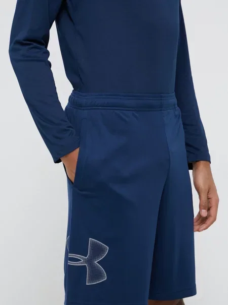 Къс панталон за трениране Under Armour Tech Graphic тъмносиньо