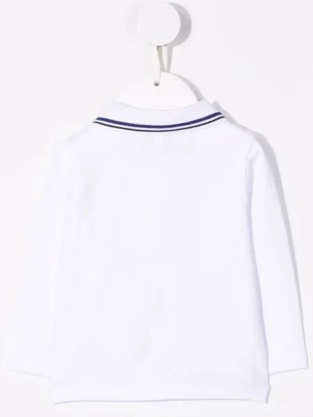 Koszulka polo dziecięca Emporio Armani biała