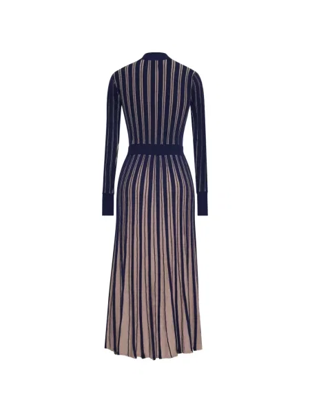 Rochie midi Cara Cara de lână albastru