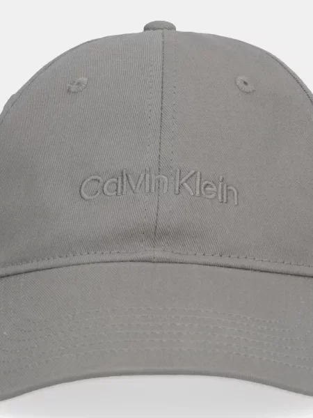 Calvin Klein Čiapka tmavošedá sivá
