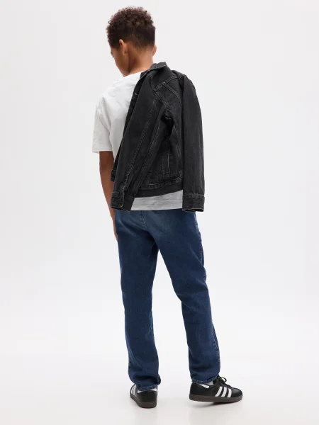 Pantaloni copii Gap negru
