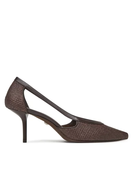 Γόβες Max Mara Strawpump καφέ