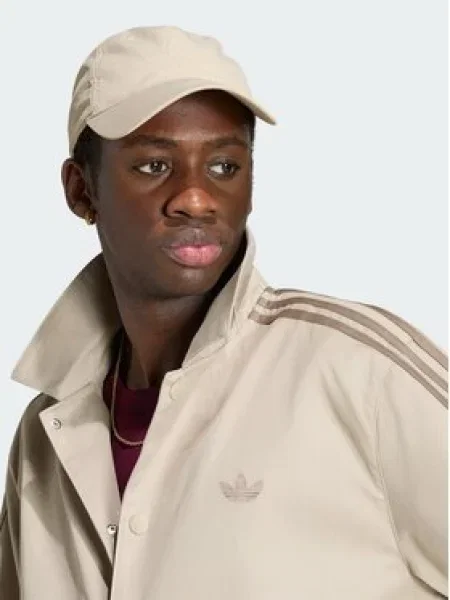Csíkos átmeneti dzseki Adidas bézs