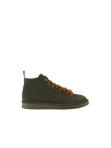 Sneakersy Panchic skórzane zielone