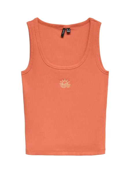 VERO MODA Top VMDISA deschis / portocaliu homar galben