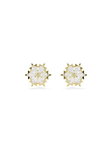 Swarovski kolczyki pozłacane z cyrkonią MAGIC żółte