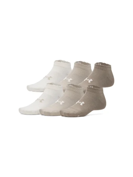 Чорапи Under Armour Essential 6 чифта розово зелено